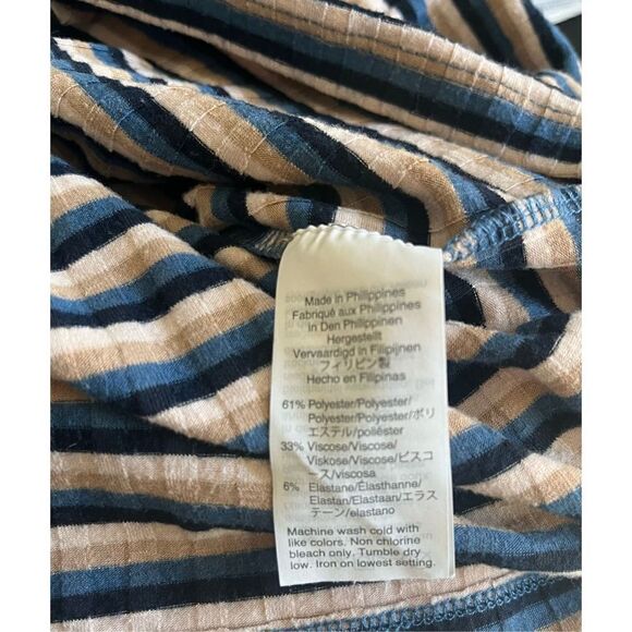 ‎Madewell Ribbed Turtleneck Top Stripe - Picture 7 of 7